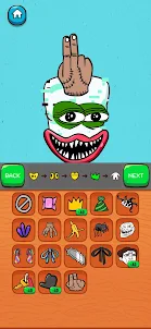 Troll Monsters Face Makeover