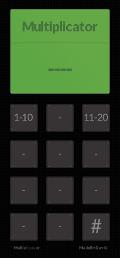 Android application Multiplicator screenshort