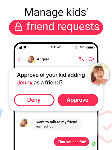 Screenshot of JusTalk Family Messenger