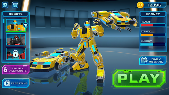 Robot Car Transform Fight Game 5