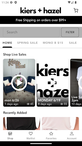 Android application Kiers + Hazel screenshort