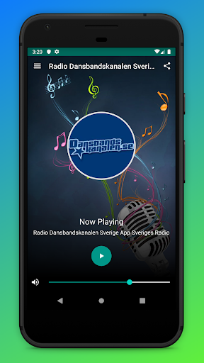 Android application Dansbandskanalen Radio Sverige screenshort