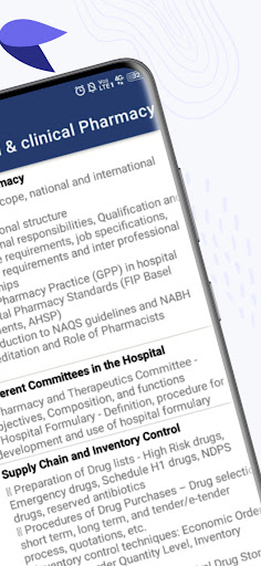 Hospital Pharmacy Notes Screen 3