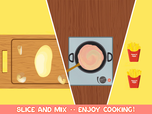 Pizza burger cooking fun games