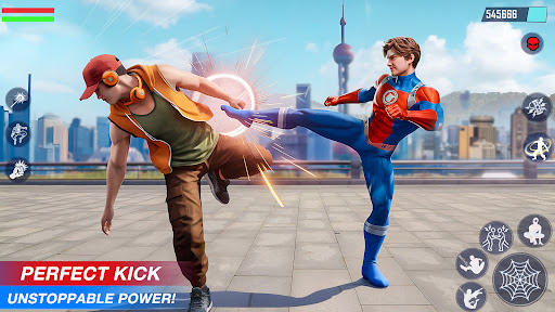 Android application Fighter Hero - Spider Fight 3D screenshort