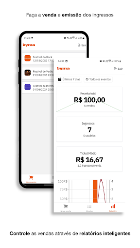Android application Byma Promoter screenshort