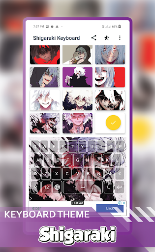 Shigaraki Keyboard BNHA Anime