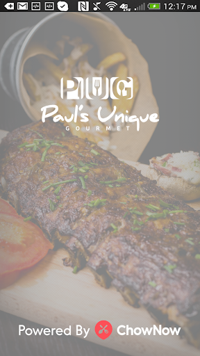 Android application Paul's Unique Gourmet screenshort