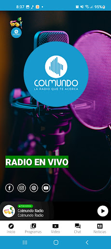 Colmundo Bucaramanga 1230 AM Screen 3