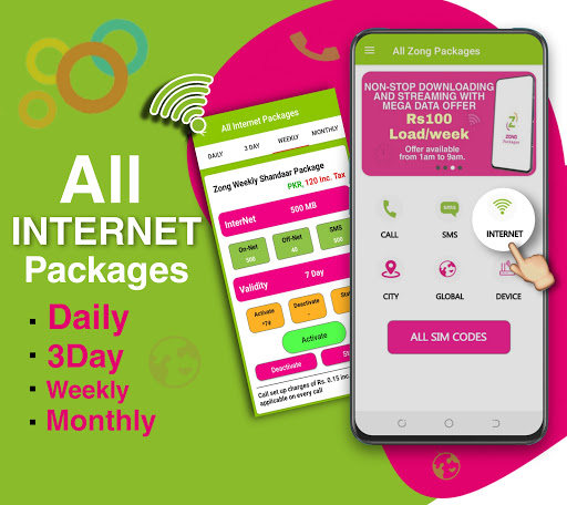 Zong Internet Packages 2023