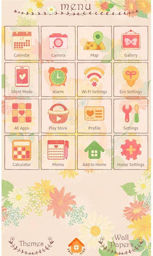 Cute Wallpaper-Cat in Flowers- Screen 3