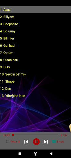 Android application Enes Batur offlıne screenshort