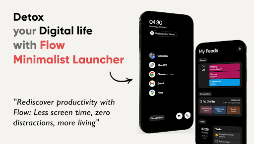 Android application Flow Minimalist Launcher screenshort