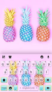 Colorful Pineapples 主題鍵盤(圖5)-速報App
