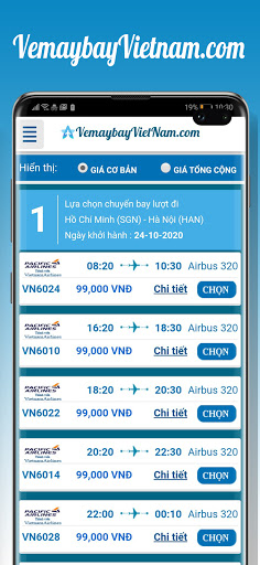 Vé Máy Bay Việt Nam Screen 2