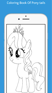 Coloring Book Of Pony tails 1