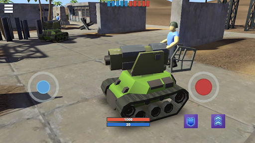 Android application Tank Raise. Online PvP Battle screenshort