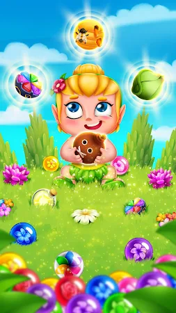 Game screenshot Flower Games - Bubble Pop hack