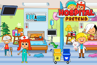 Game screenshot My Pretend Hospital Town Life mod apk
