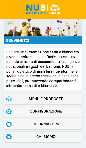 Android application NUBI Parma screenshort