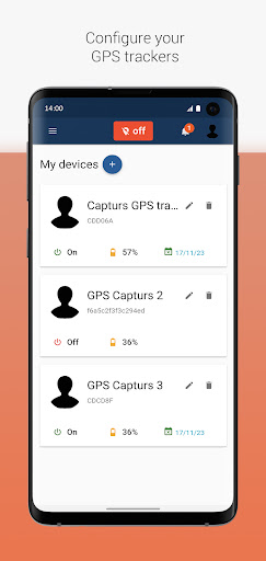 Capturs : live GPS tracker Screen 2
