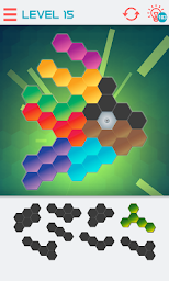 Hexagon Graph: Drag & Drop Geometry Puzzle