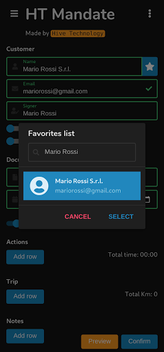 Android application HT Mandate screenshort
