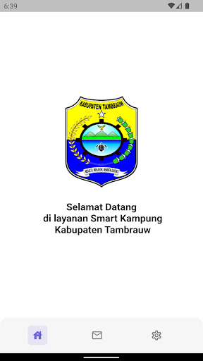 Android application Smart Kampung Tambrauw screenshort