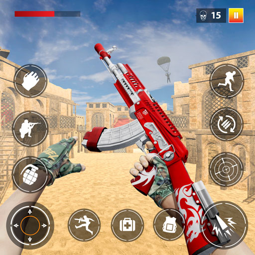 Fps Real Commando Mission Game logo