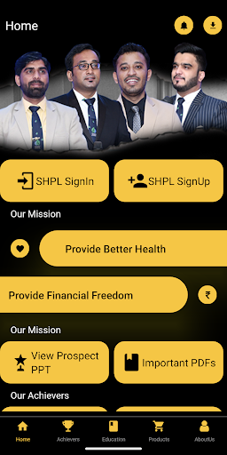 Android application Team Sankalp App screenshort