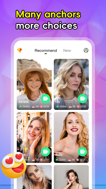 Kiss - Live video chat & more - 1.0.3 - (Android)