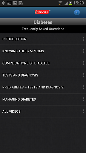 FAQs in Diabetes Screen 2