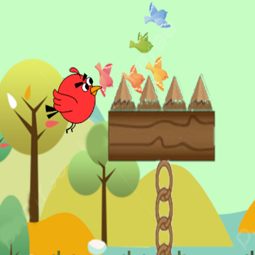 2D Flying Bird logo