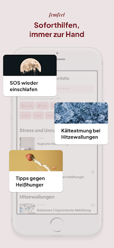 femfeel: Die Wechseljahre App Screen 3