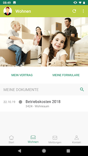 GEWOBAU Serviceportal Screen 3