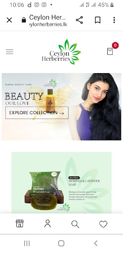 Android application Ceylon Herberries screenshort