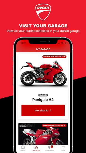 Ducati Loyalty Screen 2
