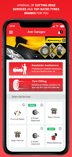 Android application Avor Garages Ne Ltd screenshort