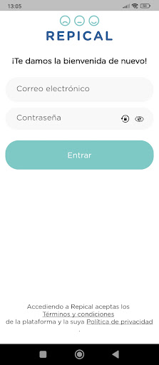 Android application Repical screenshort