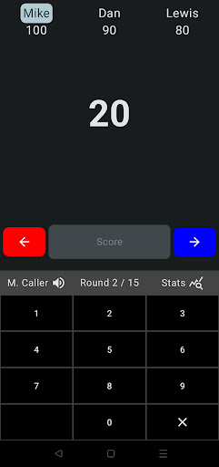 Android application Halve It: Darts screenshort
