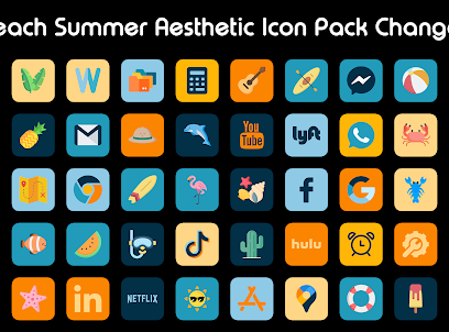 Beach Summer Icon Pack