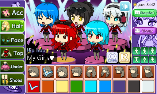 Idol Pretty Girl : dress up Screen 3