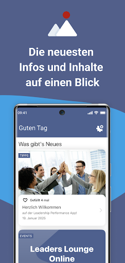 Android application LeaderPRO screenshort