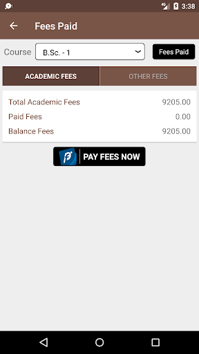 VCK Student Diary Screen 2