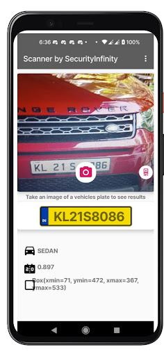 Vehicle Check by Number Plate Screen 2