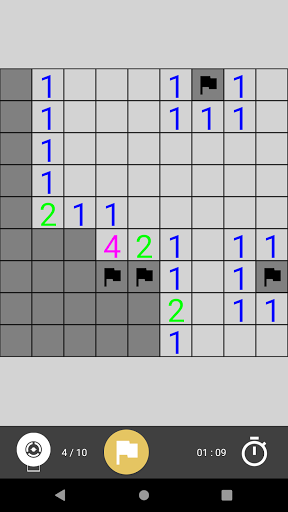 Android application Minesweeper screenshort