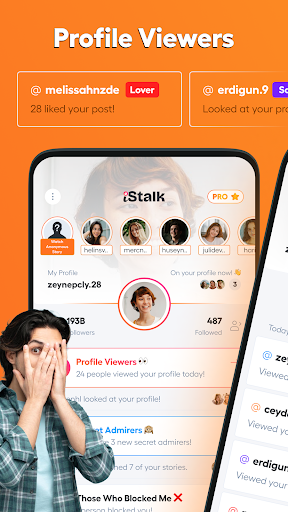 Android application Stalk: Followers & Unfollowers screenshort