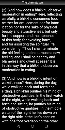 Buddhism: The Unmistaken Sutta Screen 3