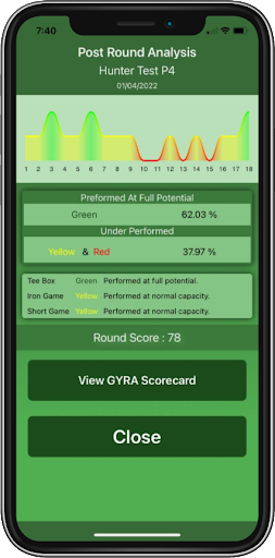 GYRA Golf Screen 2