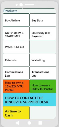 KingsVTU: Data. Airtime. Bills Screen 3